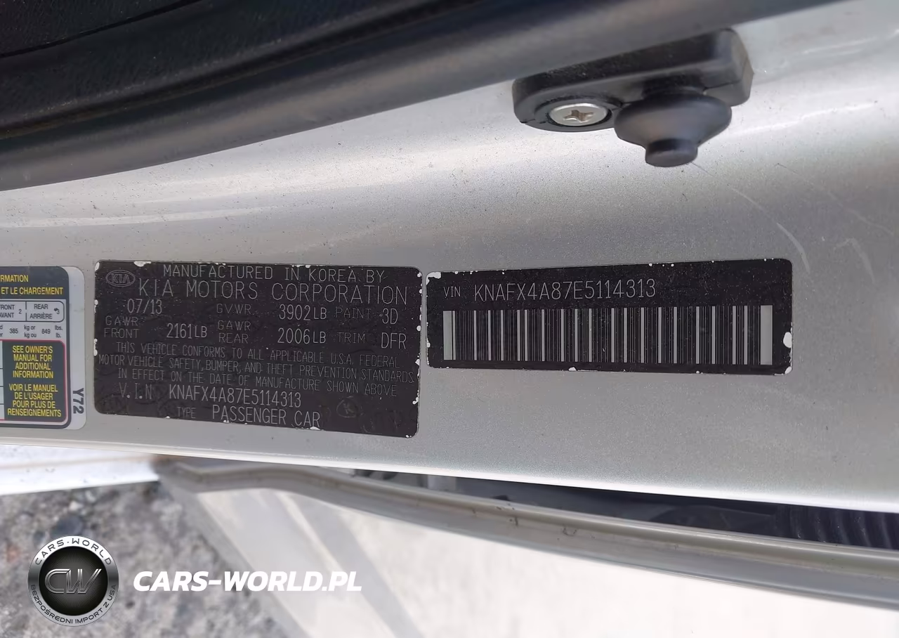 2014 Kia Forte Ex VIN:KNAFX4A87E5114313 - 9