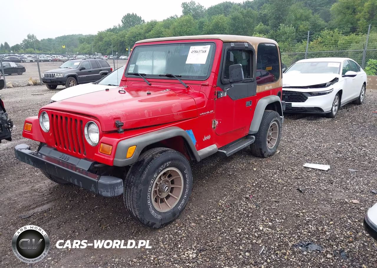 2001 Jeep Wrangler Se VIN:1J4FA29P81P332774 - 2