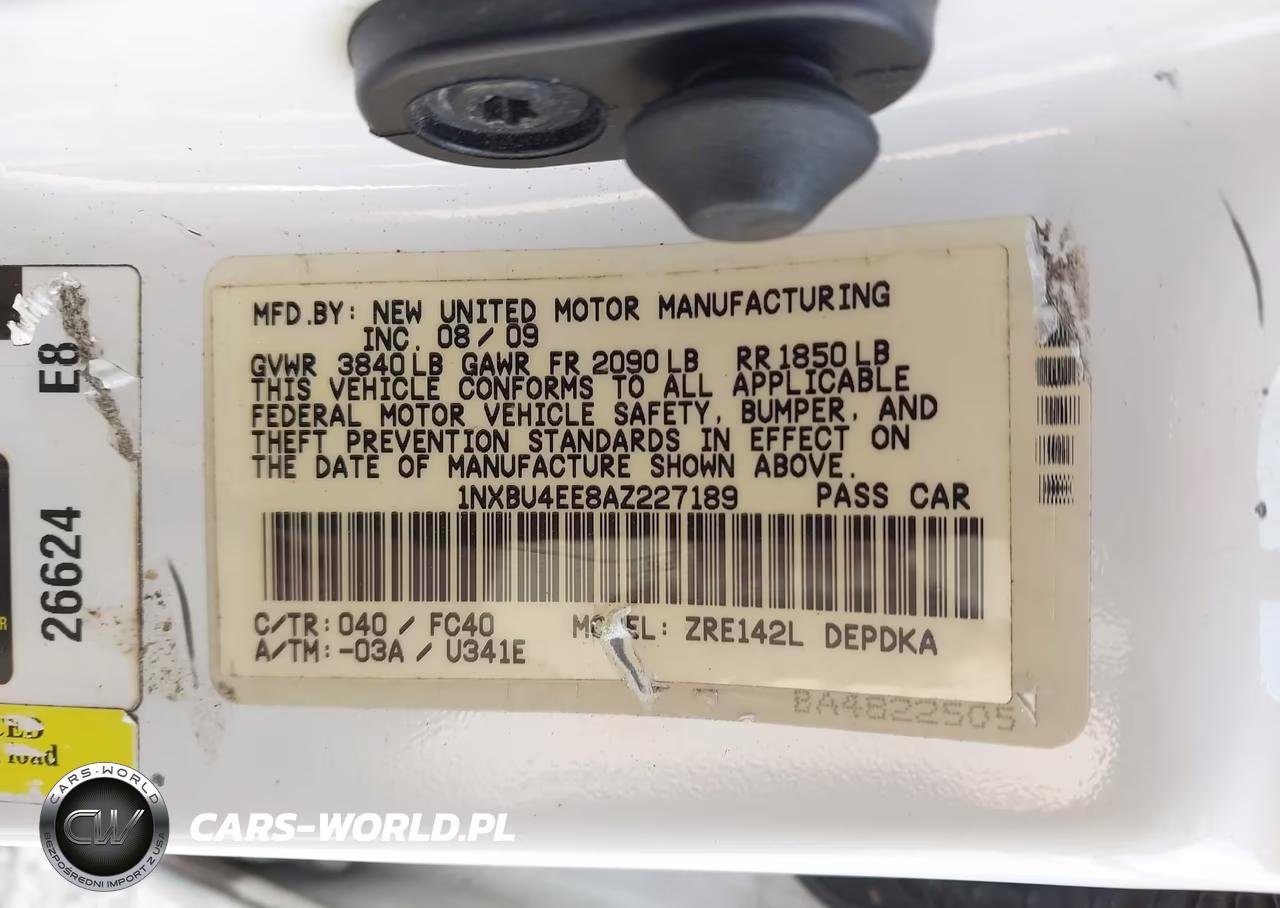 2010 Toyota Corolla Le VIN:1NXBU4EE8AZ227189 - 9