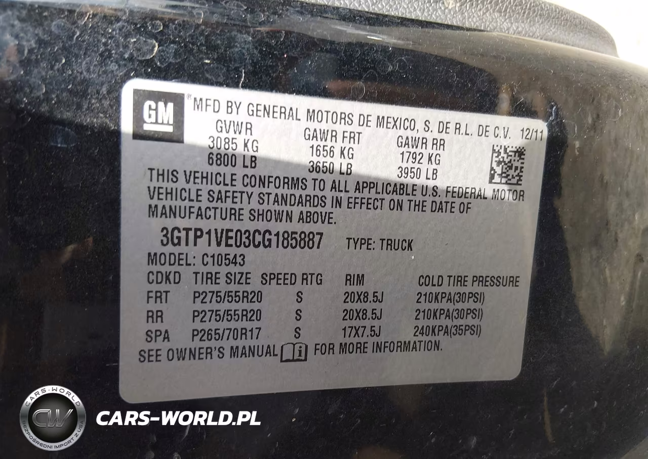 2012 GMC Sierra 1500 Sle VIN:3GTP1VE03CG185887 - 9