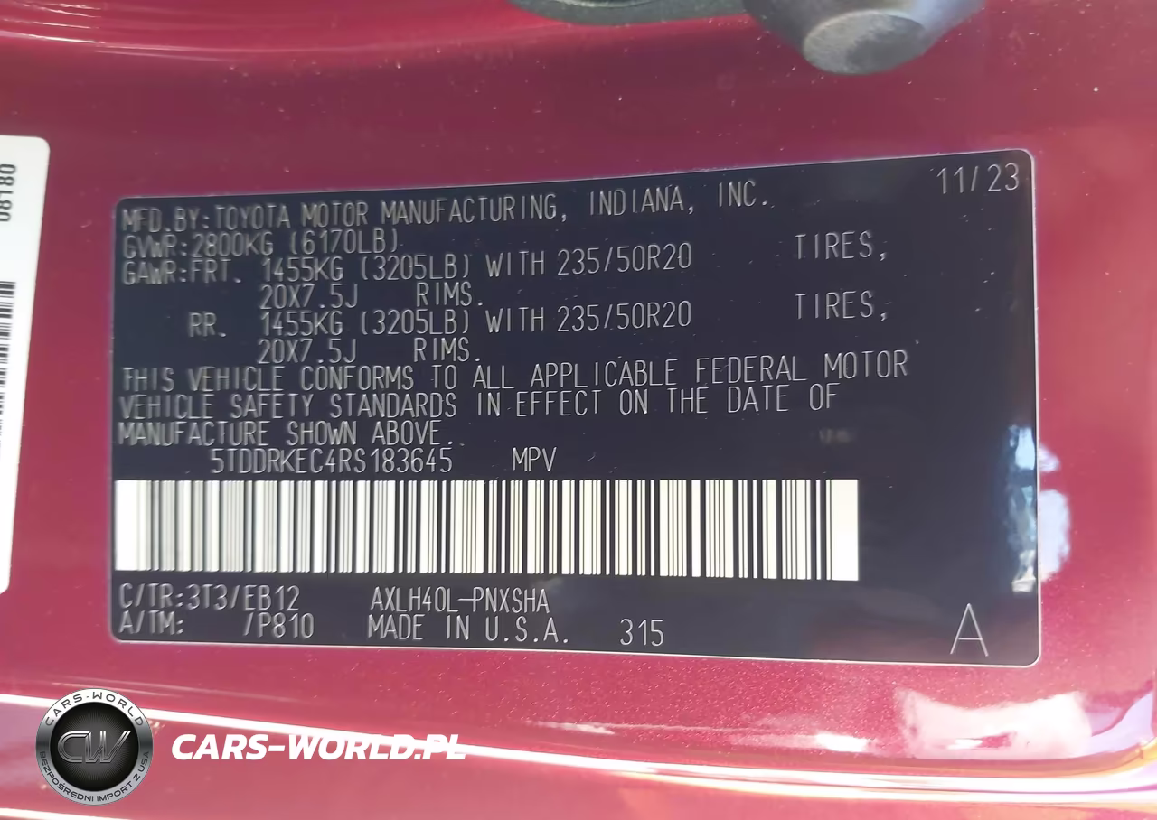 2024 Toyota Sienna Xse VIN:5TDDRKEC4RS183645 - 9