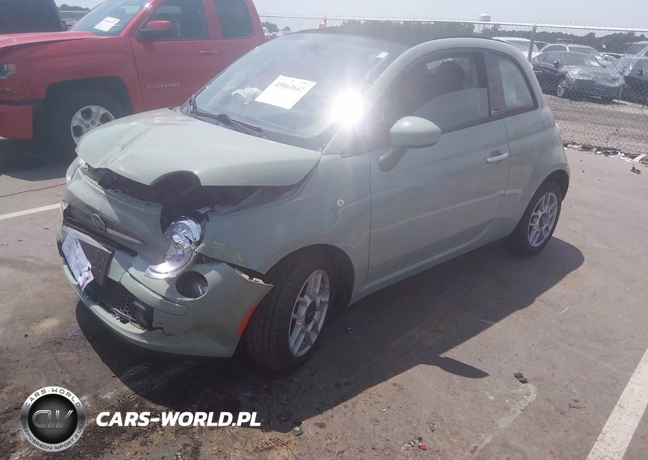 2015 Fiat 500C Pop VIN:3C3CFFDR2FT673072 - 2