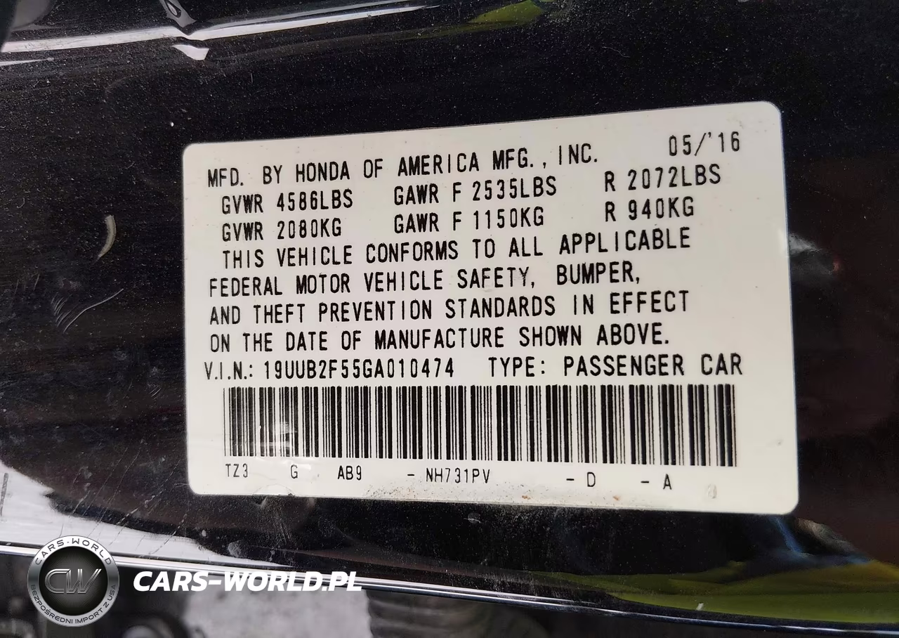 2016 Acura Tlx V6 Tech VIN:19UUB2F55GA010474 - 9
