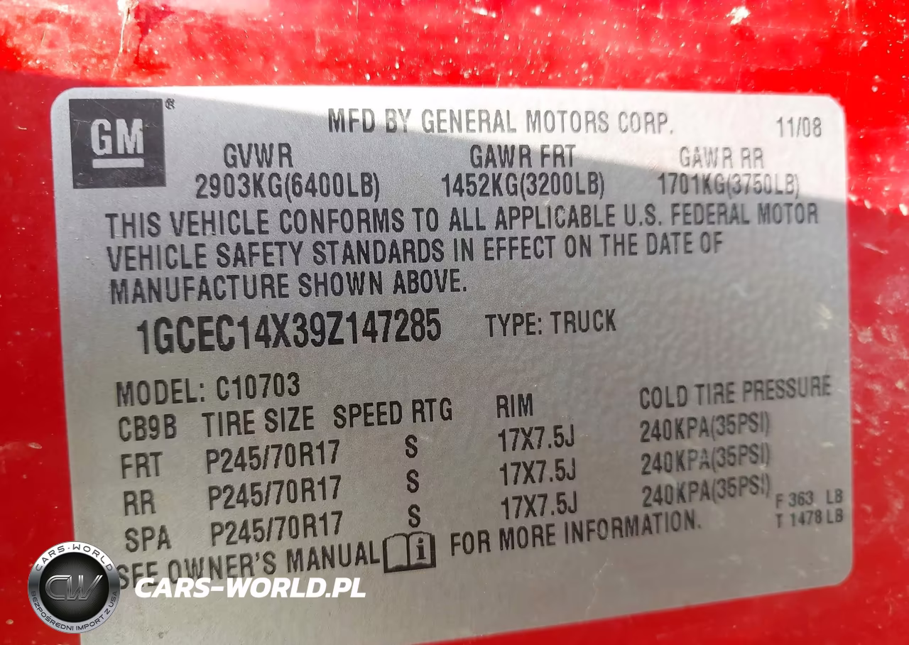 2009 Chevrolet Silverado 1500 Work Truck VIN:1GCEC14X39Z147285 - 9