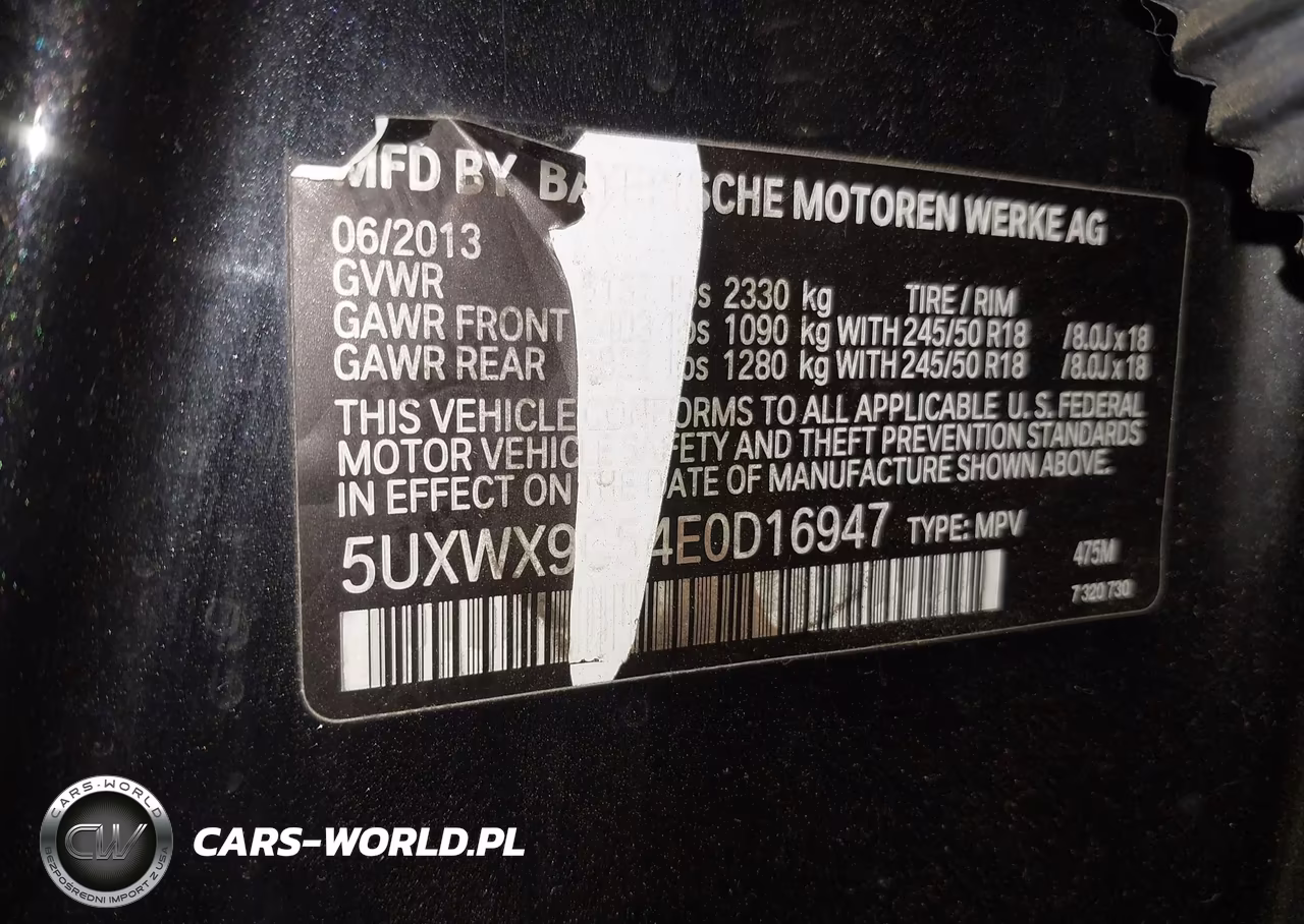 2014 BMW X3 xDrive28I VIN:5UXWX9C54E0D16947 - 9