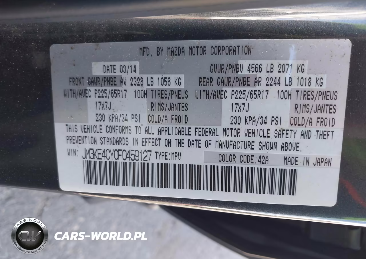 2015 Mazda Cx-5 Touring VIN:JM3KE4CY0F0459127 - 9