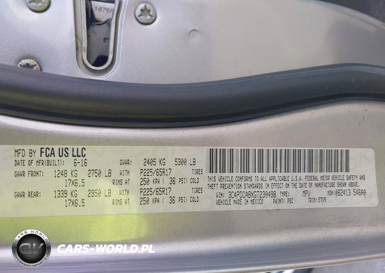 2016 Dodge Journey Se VIN:3C4PDCABXGT230498 - 9