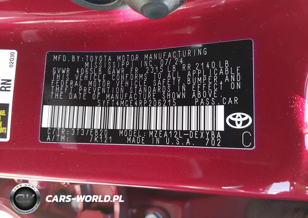 2024 Toyota Corolla Xse VIN:5YFT4MCE4RP206215 - 9