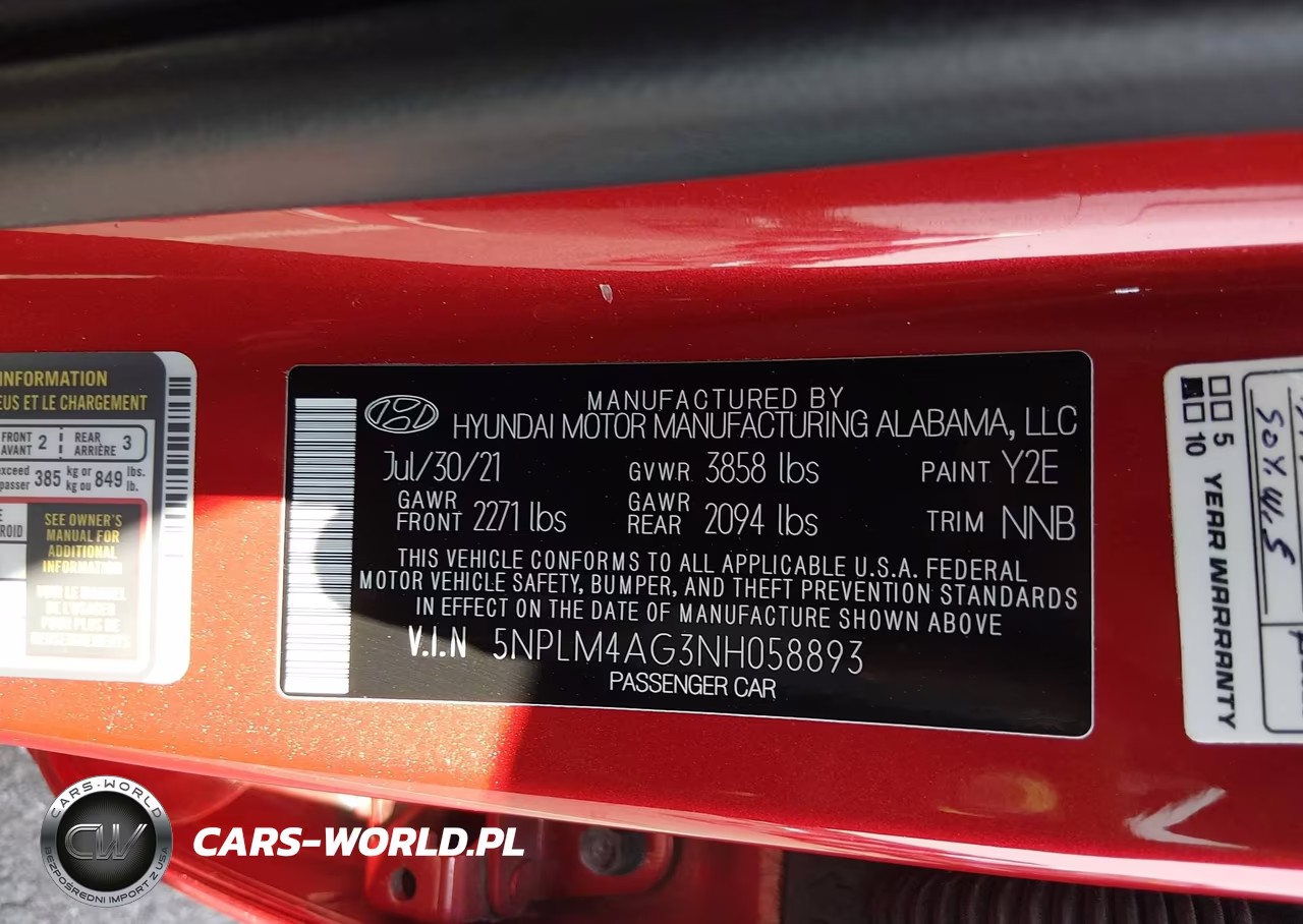 2022 Hyundai Elantra Sel VIN:5NPLM4AG3NH058893 - 9