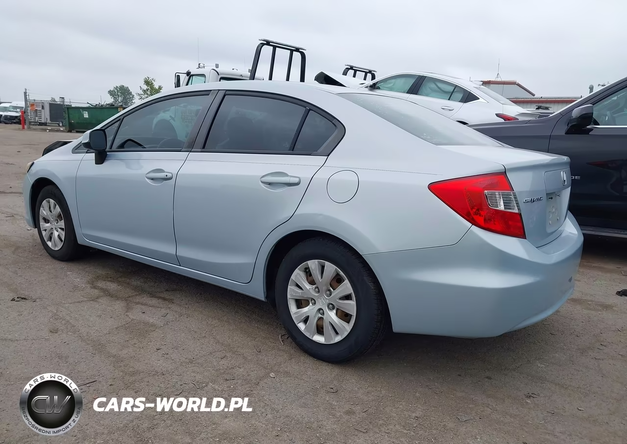 2012 Honda Civic Lx VIN:2HGFB2F55CH568247 - 3