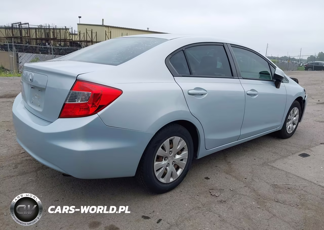 2012 Honda Civic Lx VIN:2HGFB2F55CH568247 - 4