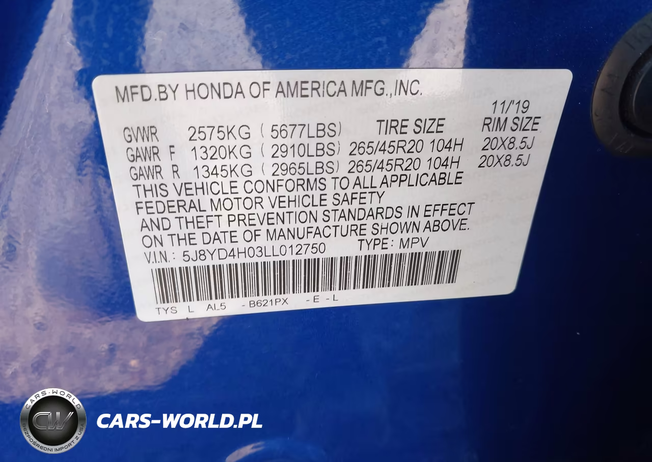 2020 Acura Mdx Technology A-Spec Packages VIN:5J8YD4H03LL012750 - 9