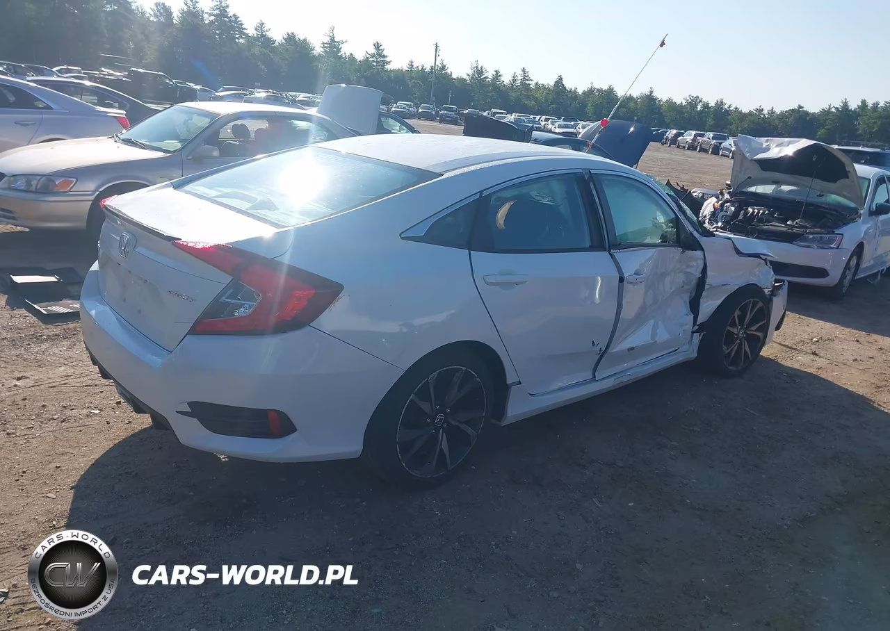2019 Honda Civic Sport VIN:2HGFC2F87KH544456 - 4