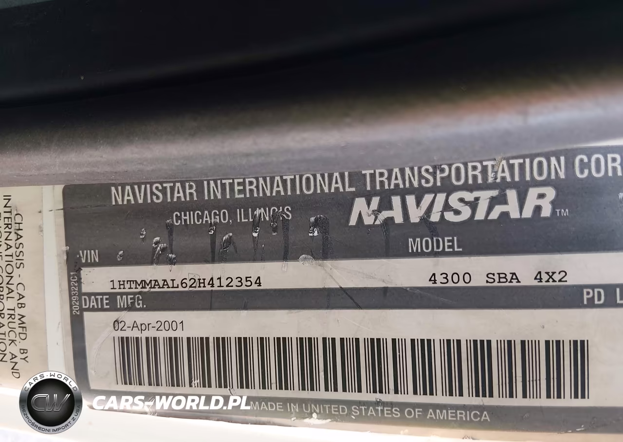 2002 International 4000 4300 VIN:1HTMMAAL62H412354 - 8