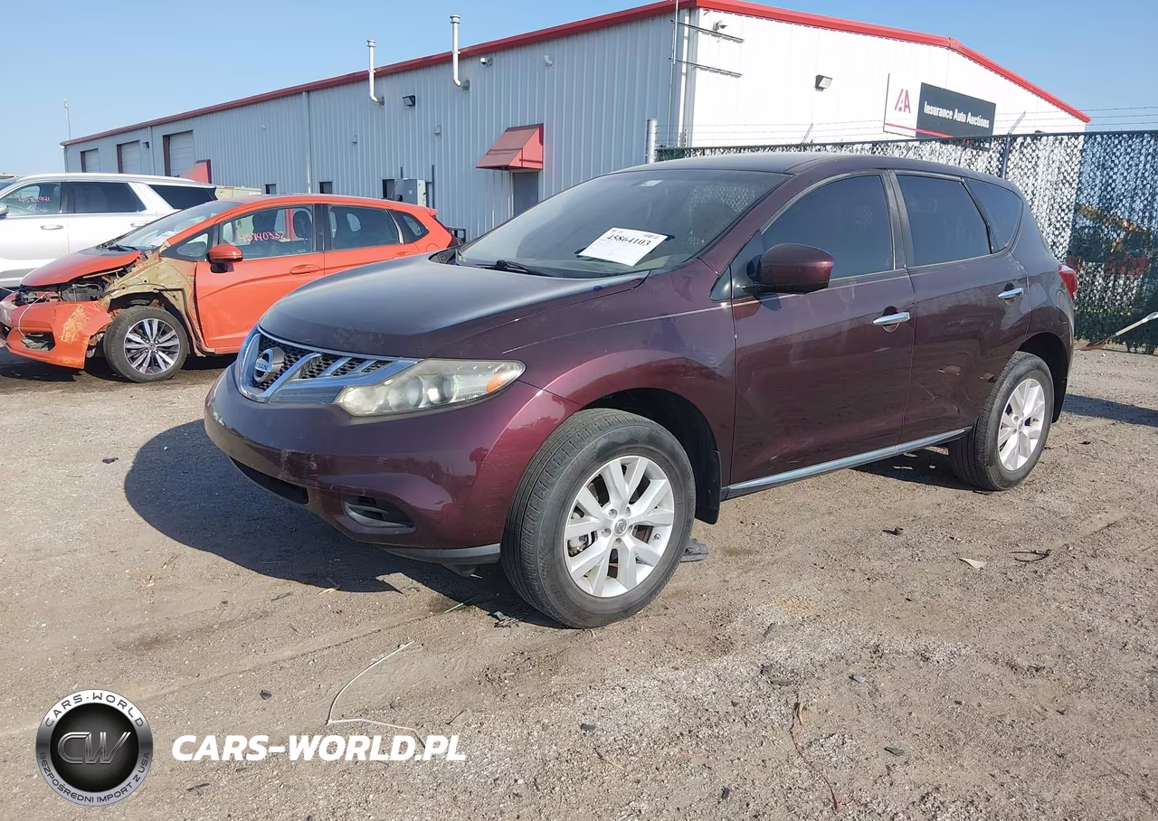 2013 Nissan Murano S VIN:JN8AZ1MU5DW202322 - 2
