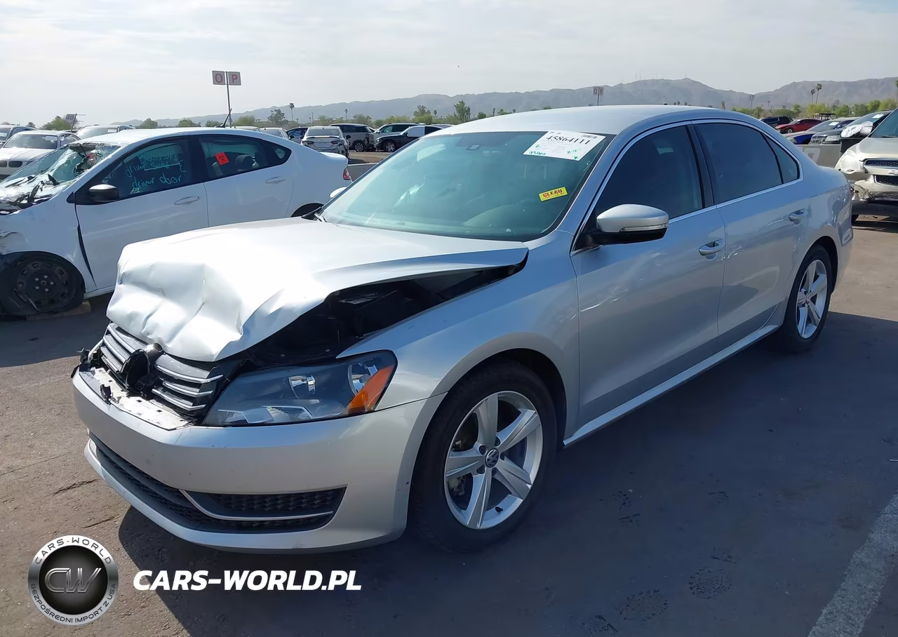2014 Volkswagen Passat 2.5L Se VIN:1VWBP7A37EC009125 - 2