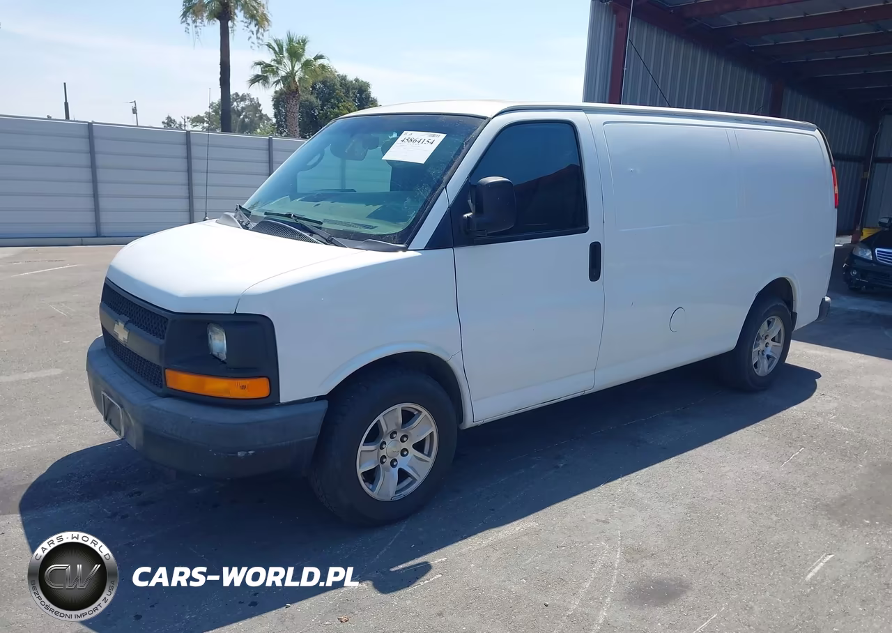 2013 Chevrolet Express 1500 Work Van VIN:1GCSGAF40D1193206 - 2
