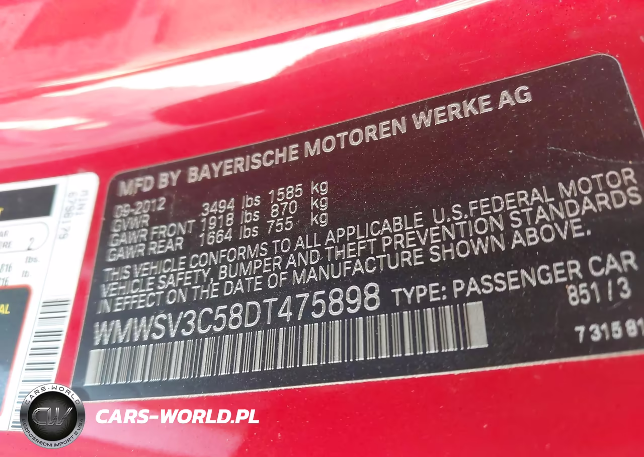 2013 Mini Hardtop Cooper S VIN:WMWSV3C58DT475898 - 9