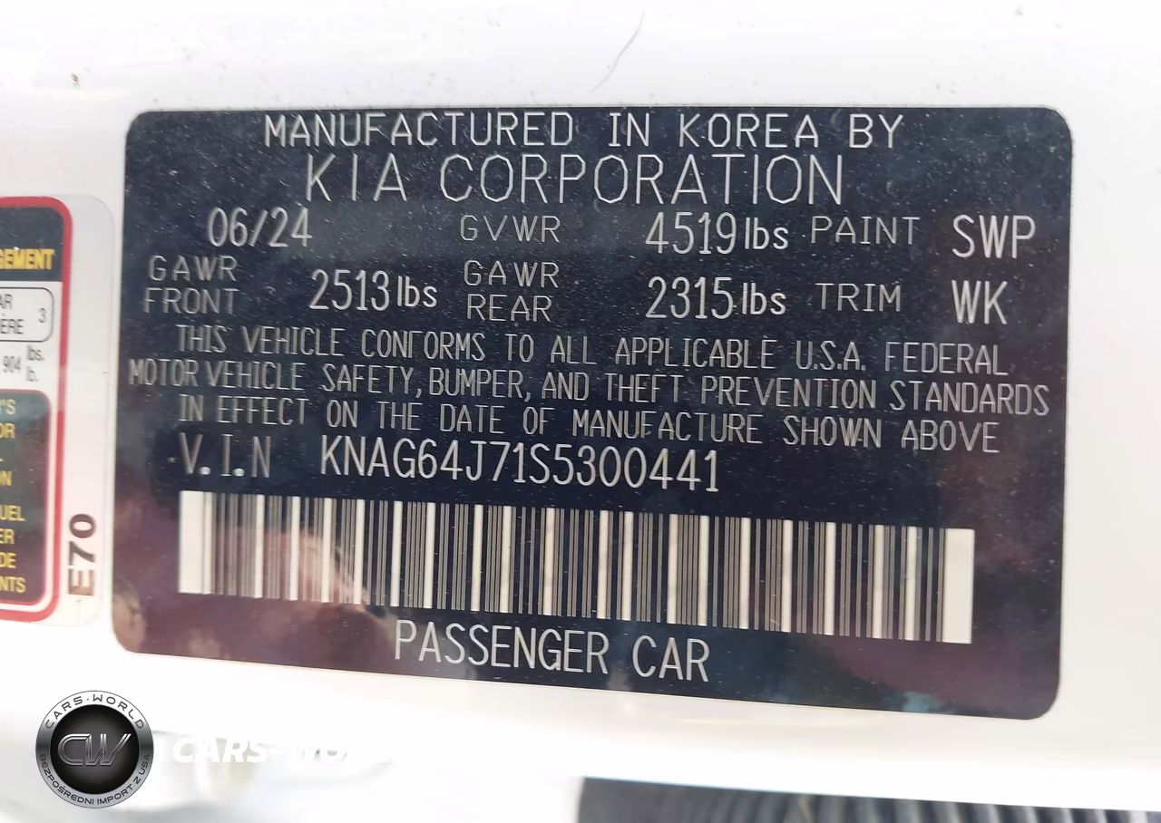 2025 Kia K5 Gt-Line VIN:KNAG64J71S5300441 - 9