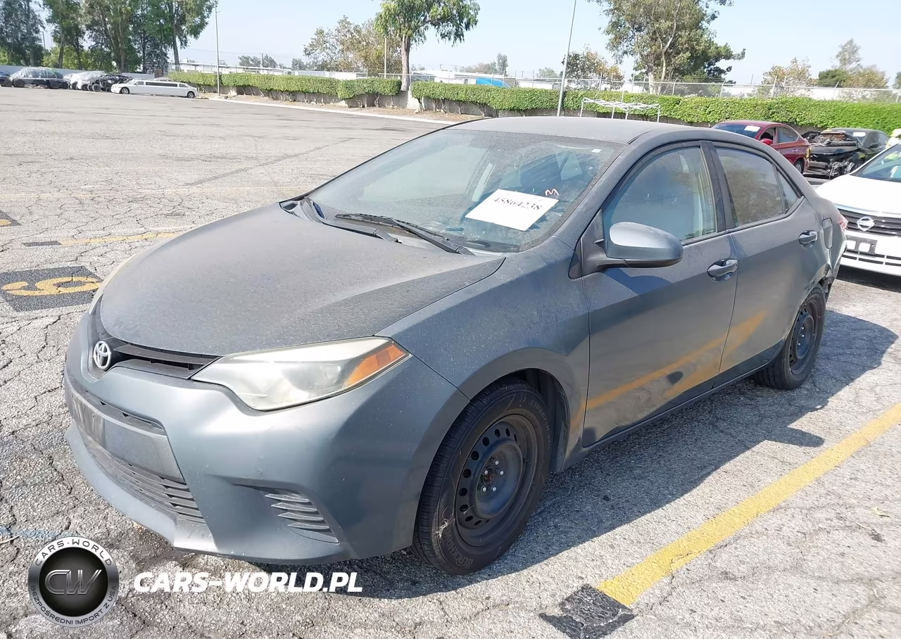 2014 Toyota Corolla Le VIN:5YFBURHE1EP090192 - 2