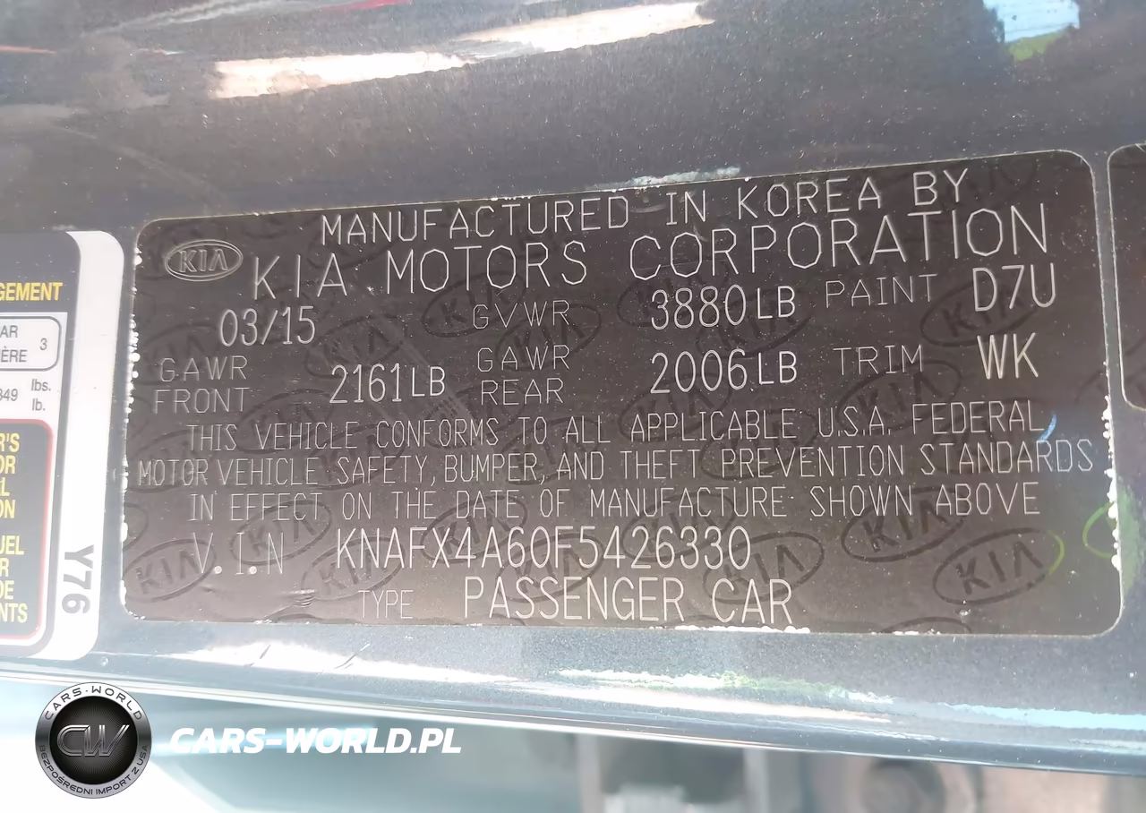 2015 Kia Forte Lx VIN:KNAFX4A60F5426330 - 9