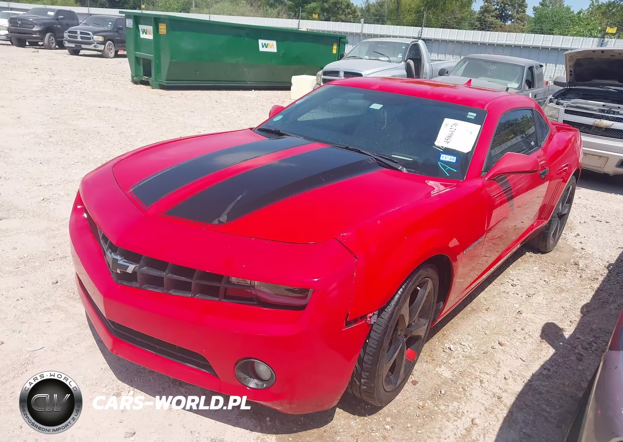 2013 Chevrolet Camaro 2Lt VIN:2G1FC1E30D9187013 - 2