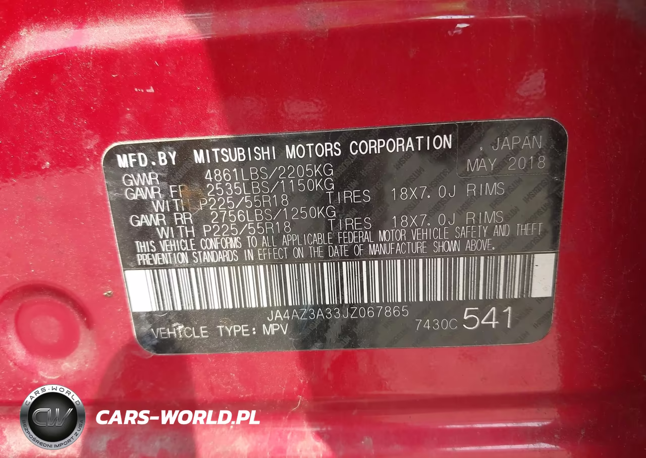 2018 Mitsubishi Outlander Es-Le-Se-Sel VIN:JA4AZ3A33JZ067865 - 9