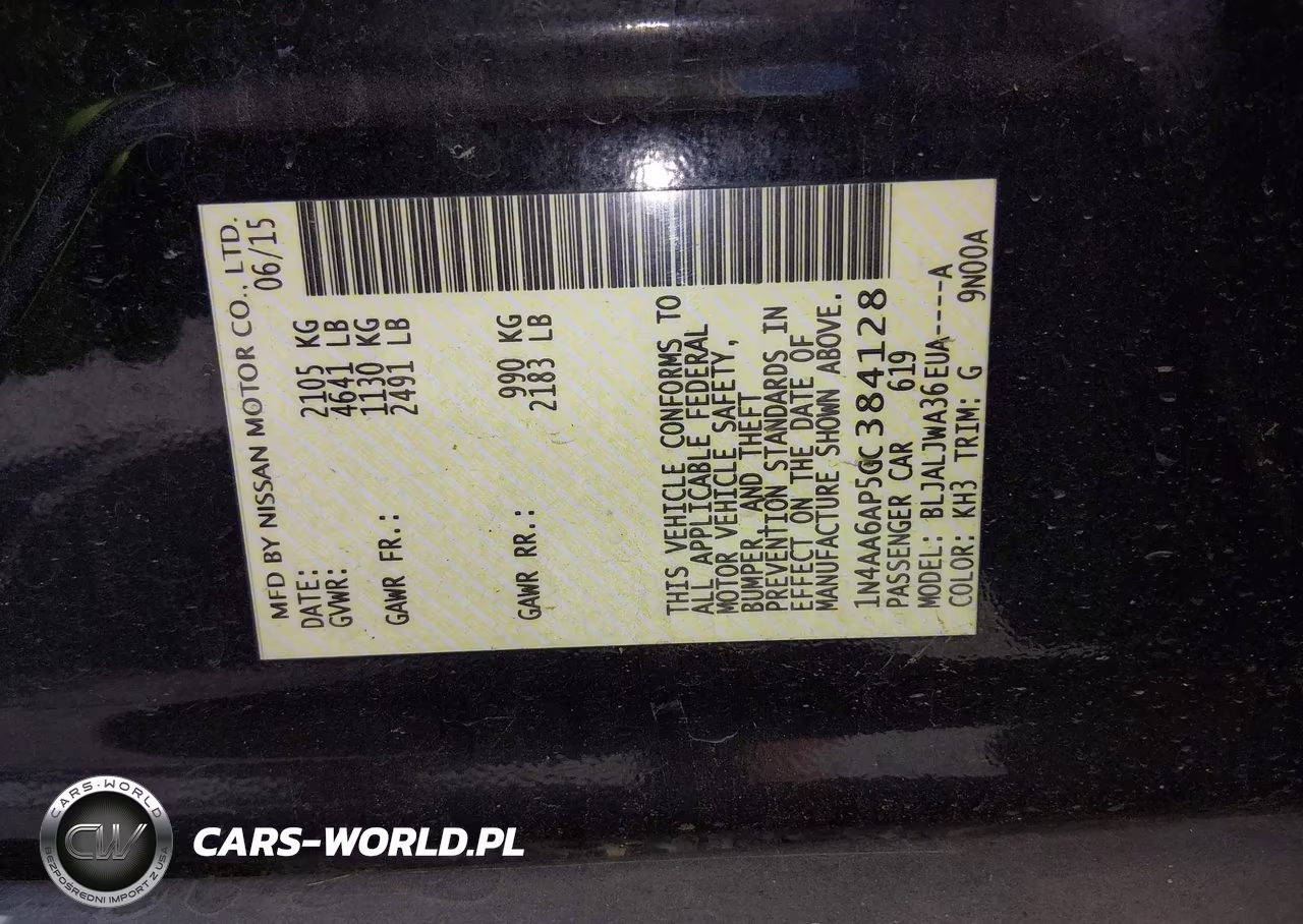 2016 Nissan Maxima 3.5 Sv VIN:1N4AA6AP5GC384128 - 9