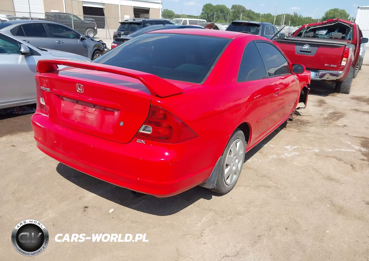 2001 Honda Civic Ex VIN:1HGEM22901L106404 - 4