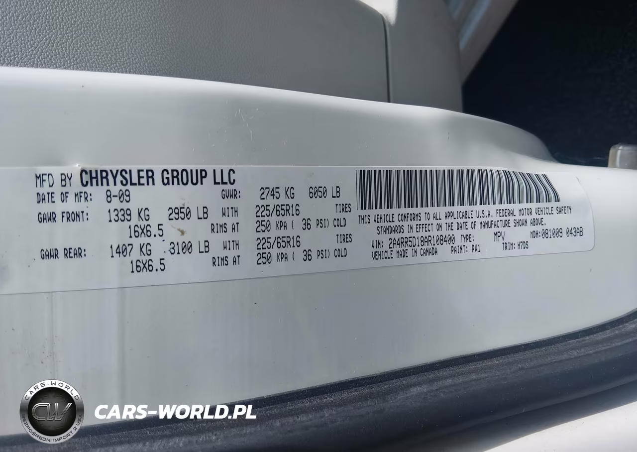 2010 Chrysler Town & Country Touring VIN:2A4RR5D18AR108400 - 9