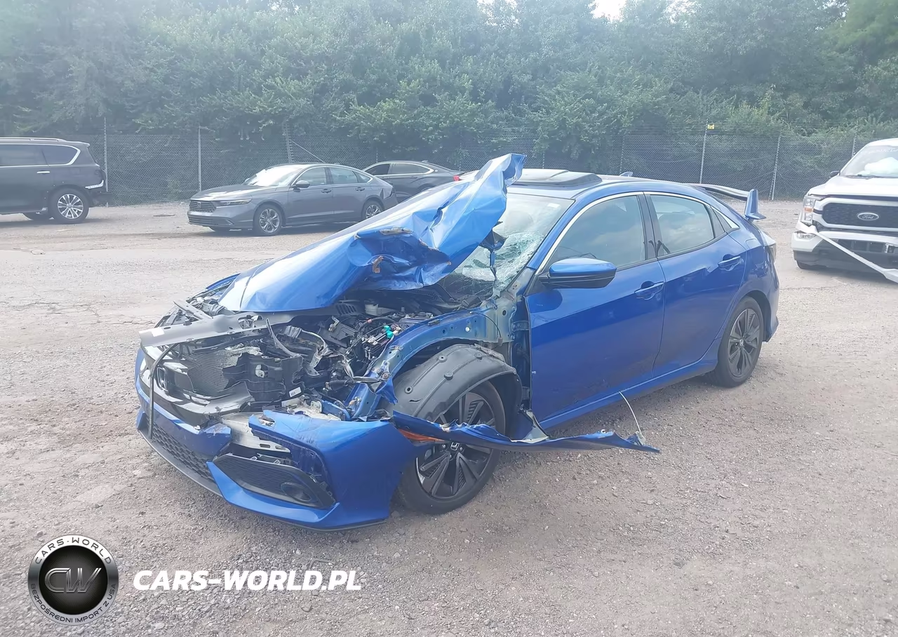2017 Honda Civic Ex VIN:SHHFK7H54HU205829 - 2