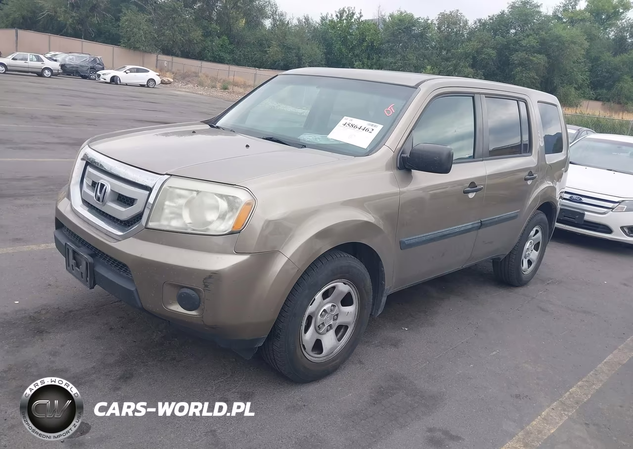 2011 Honda Pilot Lx VIN:5FNYF4H21BB019238 - 2