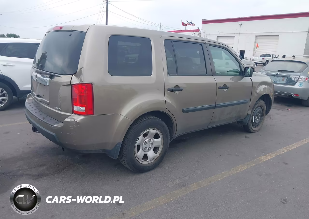 2011 Honda Pilot Lx VIN:5FNYF4H21BB019238 - 4
