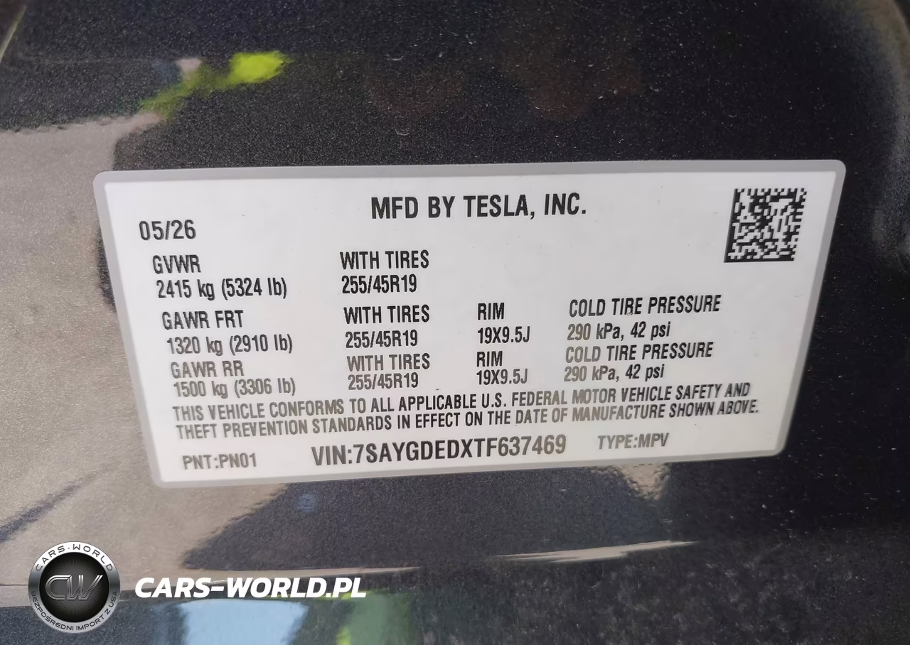 2026 Tesla Model Y Premium-Rear-Wheel Drive VIN:7SAYGDEDXTF637469 - 6