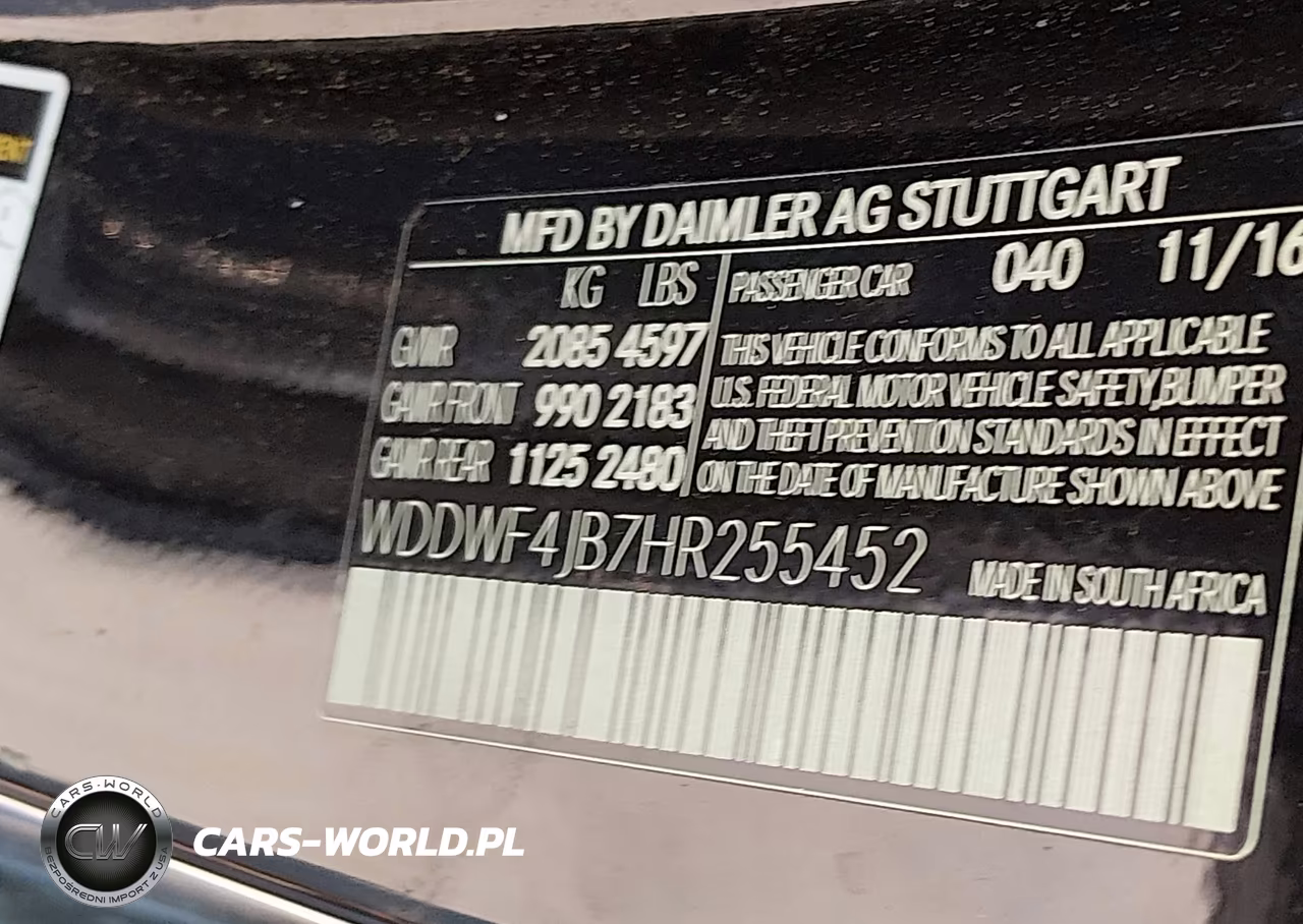 2017 Mercedes-Benz C 300 VIN:WDDWF4JB7HR255452 - 9