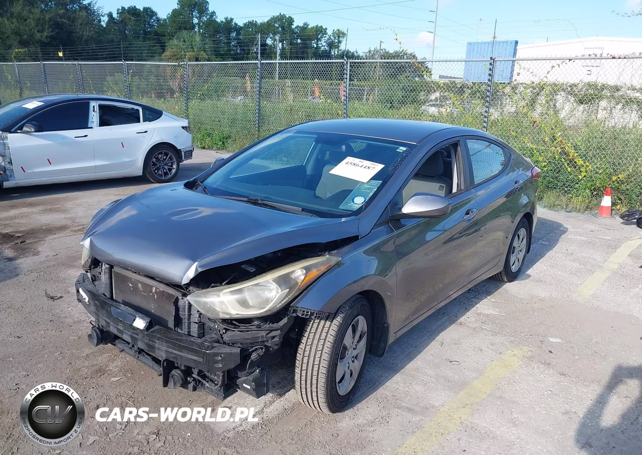 2016 Hyundai Elantra Se VIN:KMHDH4AE7GU645786 - 2