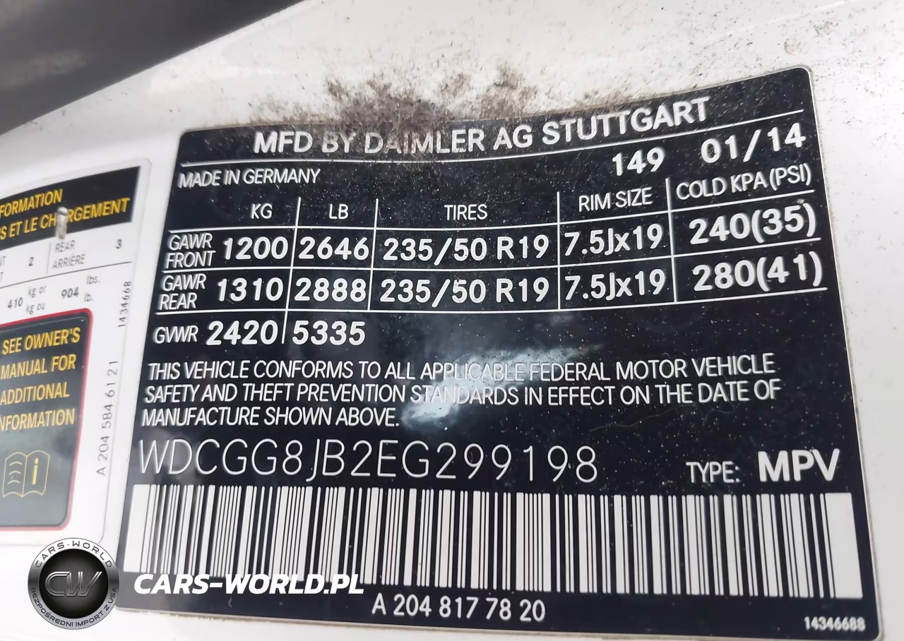 2014 Mercedes-Benz Glk 350 4Matic VIN:WDCGG8JB2EG299198 - 9