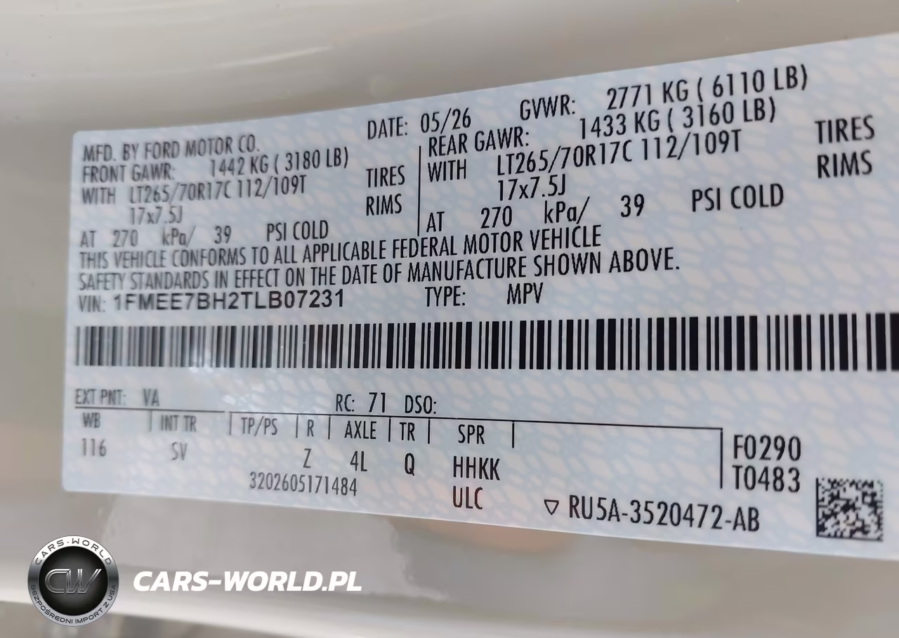 2026 Ford Bronco Big Bend VIN:1FMEE7BH2TLB07231 - 9