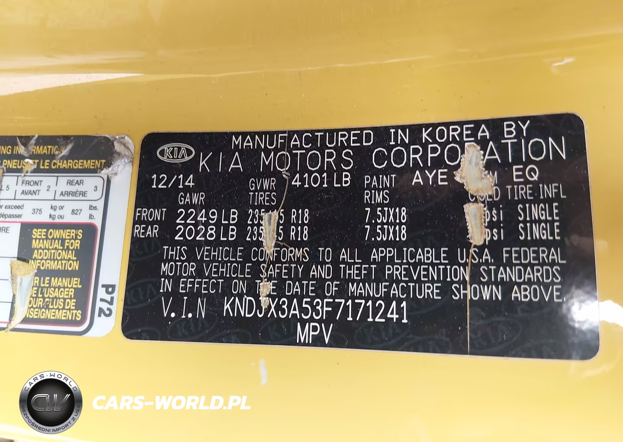 2015 Kia Soul ! VIN:KNDJX3A53F7171241 - 9