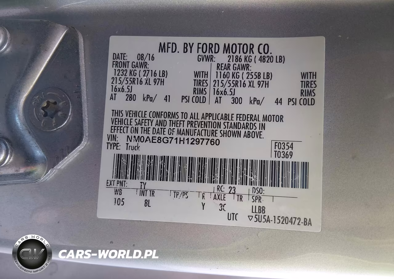 2017 Ford Transit Connect Titanium VIN:NM0AE8G71H1297760 - 9