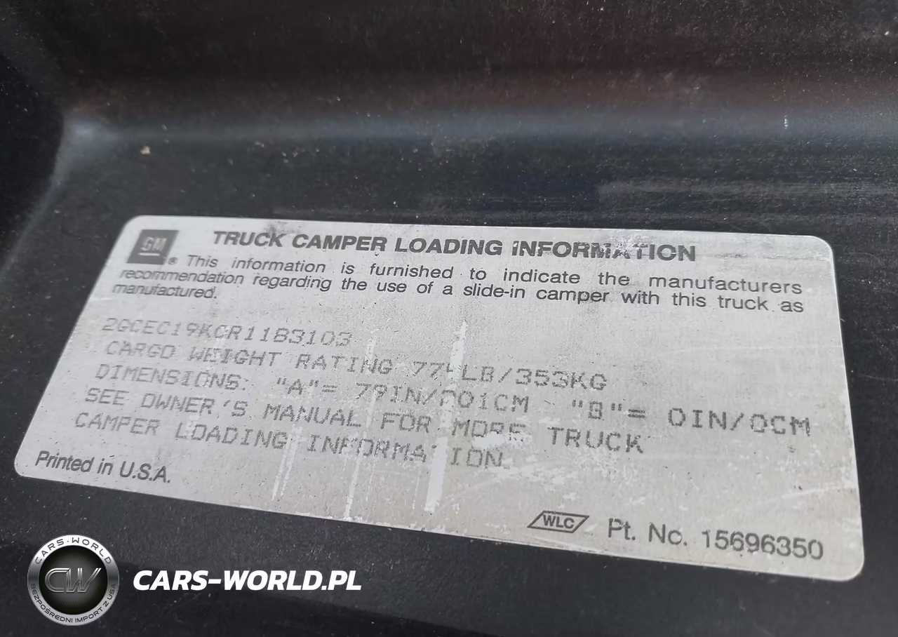 1994 Chevrolet Gmt-400 C1500 VIN:2GCEC19K0R1183103 - 9