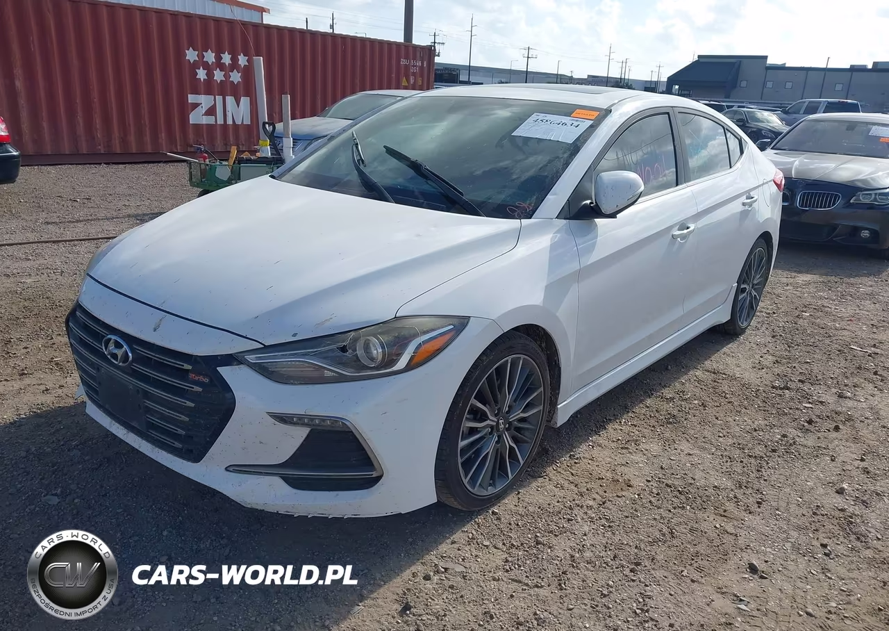2017 Hyundai Elantra Sport VIN:KMHD04LB6HU353221 - 2