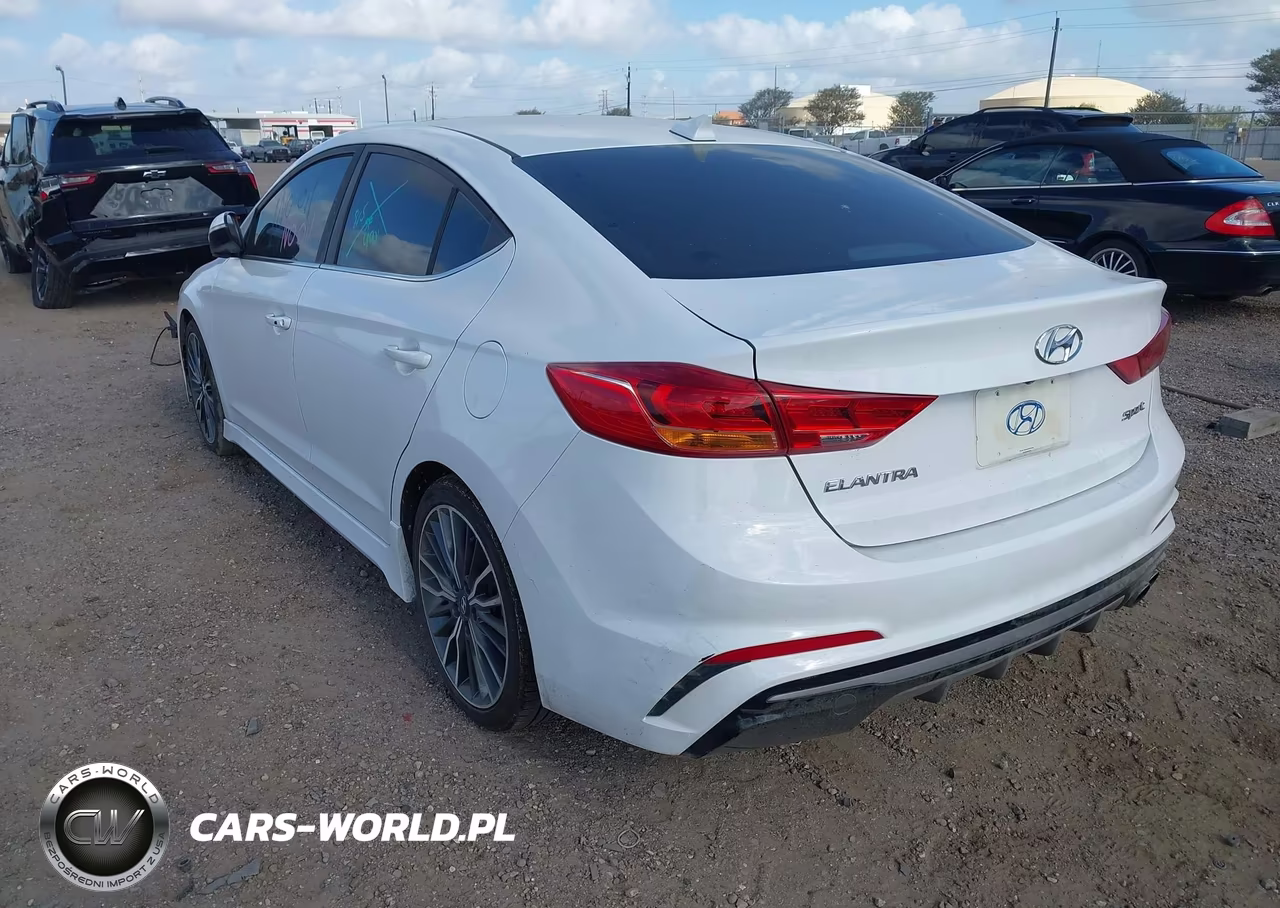 2017 Hyundai Elantra Sport VIN:KMHD04LB6HU353221 - 3