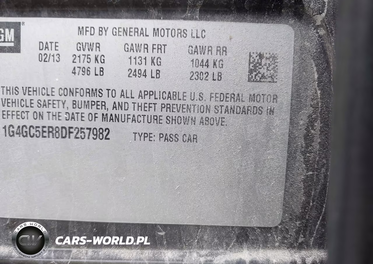 2013 Buick Lacrosse Leather Group VIN:1G4GC5ER8DF257982 - 9
