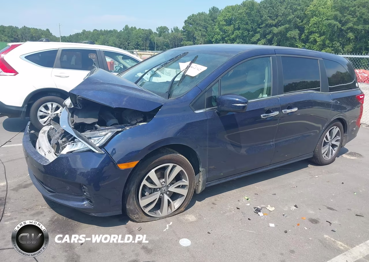 2022 Honda Odyssey Touring VIN:5FNRL6H81NB057604 - 2