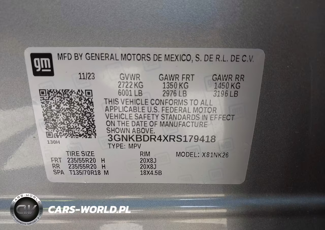 2024 Chevrolet Blazer Fwd 3Lt VIN:3GNKBDR4XRS179418 - 9