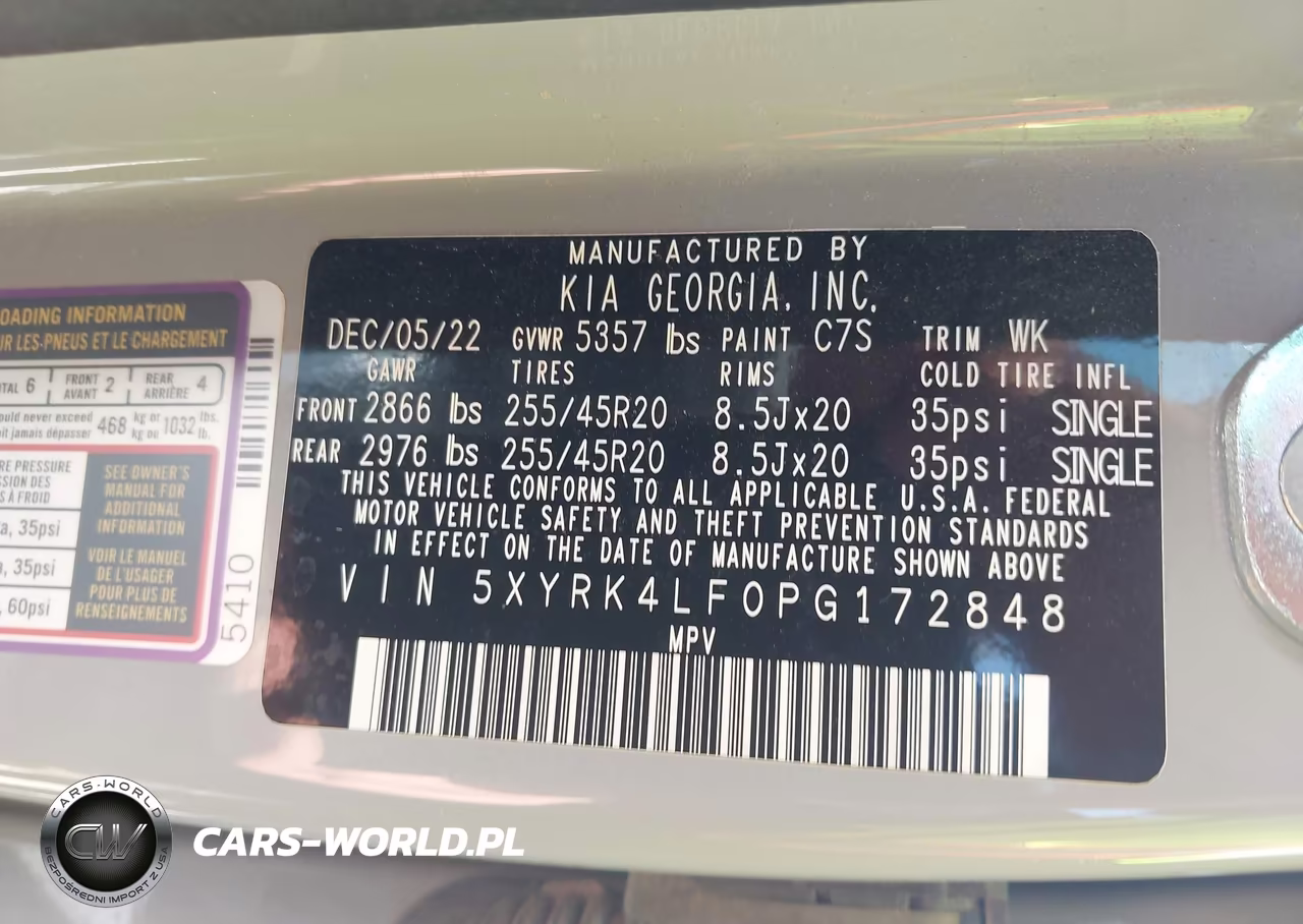2023 Kia Sorento Sx VIN:5XYRK4LF0PG172848 - 9