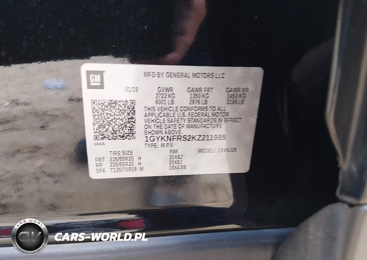 2019 Cadillac Xt5 Premium Luxury VIN:1GYKNFRS2KZ211985 - 9