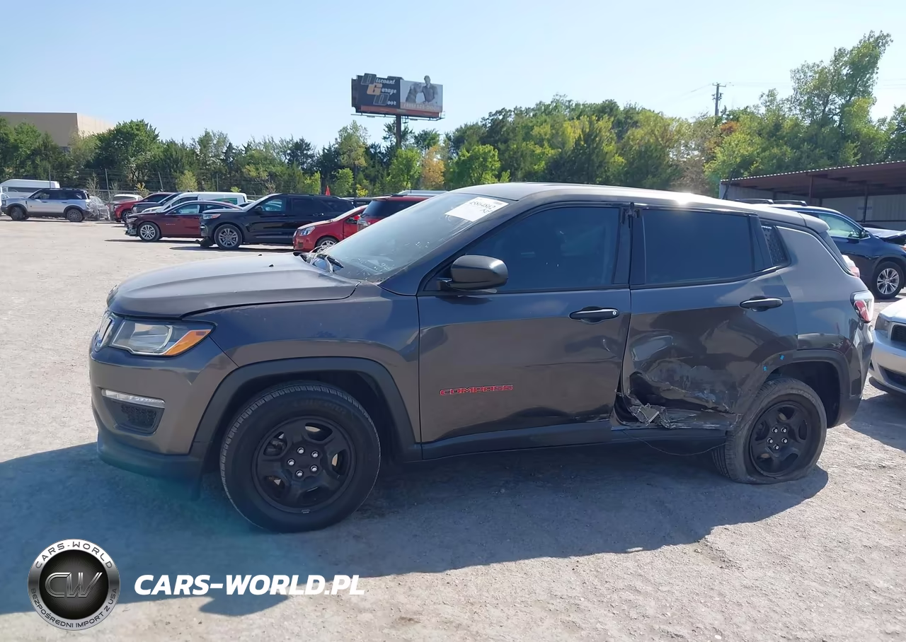 2018 Jeep Compass Sport Fwd VIN:3C4NJCABXJT204135 - 14
