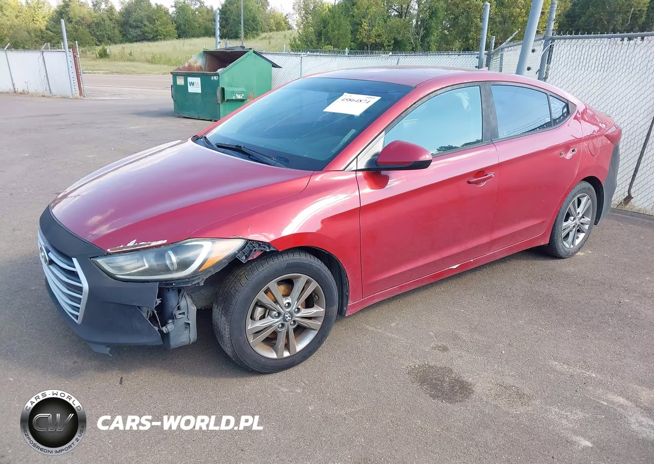 2017 Hyundai Elantra Se VIN:KMHD84LFXHU426036 - 2